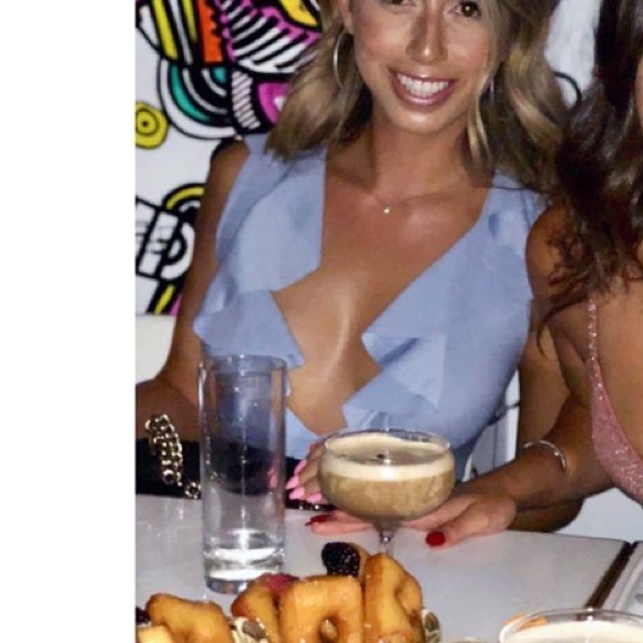 PrettyLittleThing Pants - PrettyLittleThing Light Blue Romper